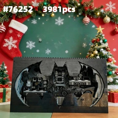 

Конструктор Batcave Shadow Box: Классическая модель 1989 года, 3981 деталь, декор для дома, игрушки, подарки на день рождения, 76252