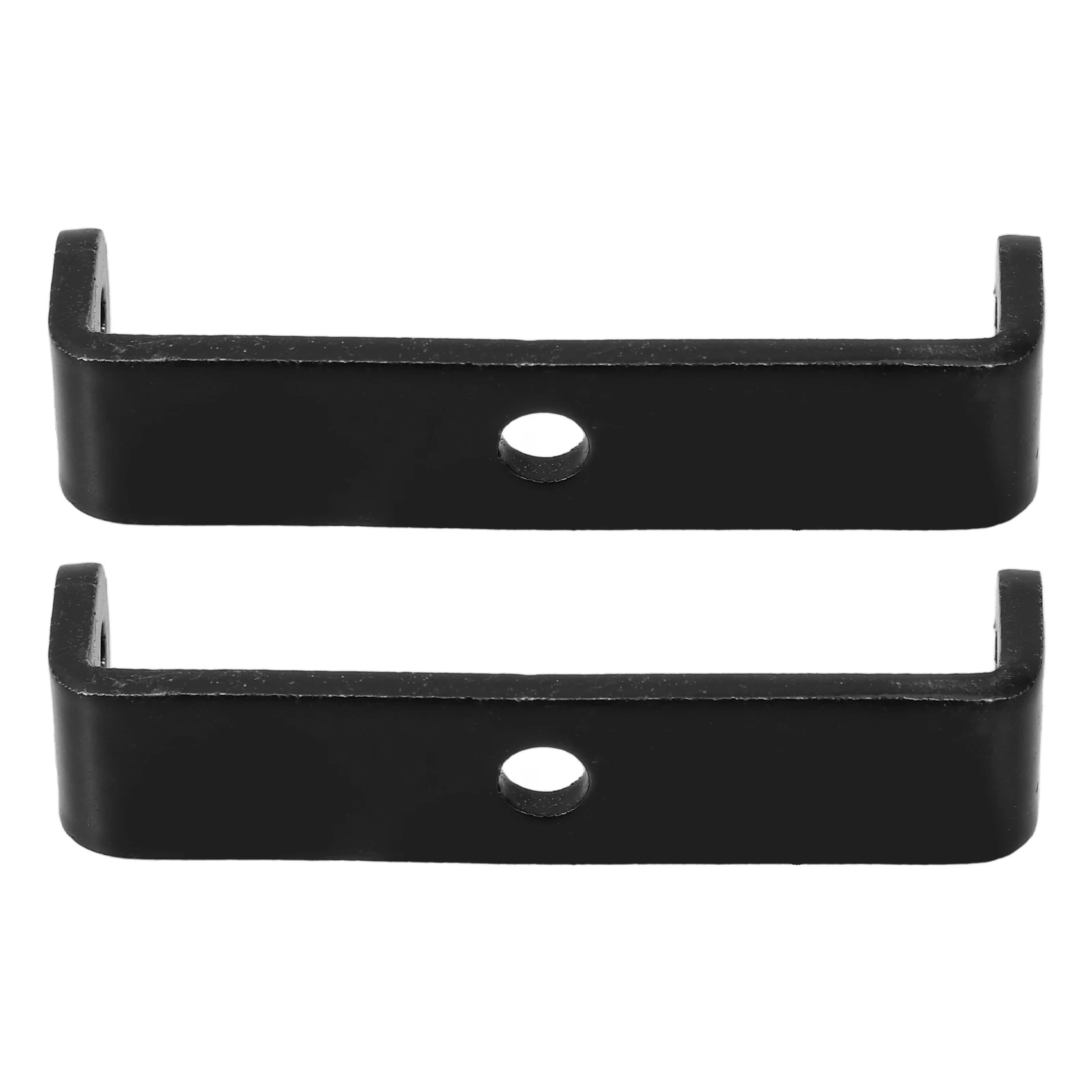 

2 Pcs Shelf Thickened Steel Black Accessories Connector Bracket Heavy Duty Brackets Floating for Shelves