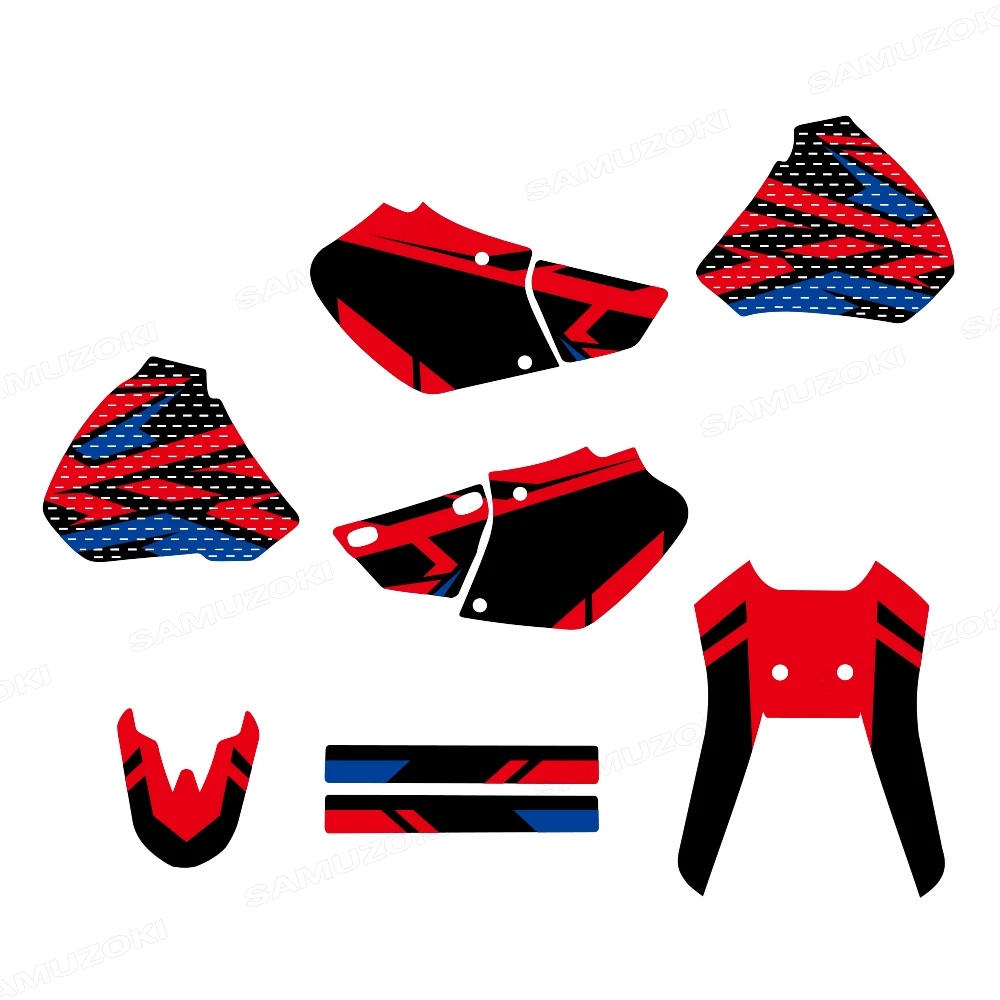 Fit for Honda XR 250 400 XR250 XR400 1996-2004 2003 Motorcycle Fairing Background Deco Graphic Kit Decals Stickers