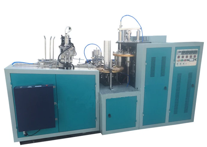 Máquina automática para fabricar tazas de café de papel desechables, máquina formadora de paredes dobles para hacer producción de vasos de papel