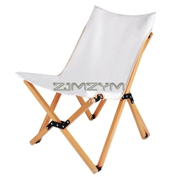 Outdoor Camping Butterfly Chair, Folding Beach Chair with Carry Bag, Portable Reclining Chair for Camping, Picnic, Beach