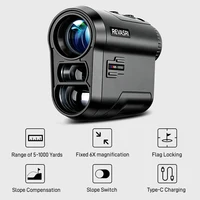 REVASRI 600/1000M Golf Laser Rangefinder with Slope Compensation Flag Lock Vibration Type-C Rechargeable for Golfing 2