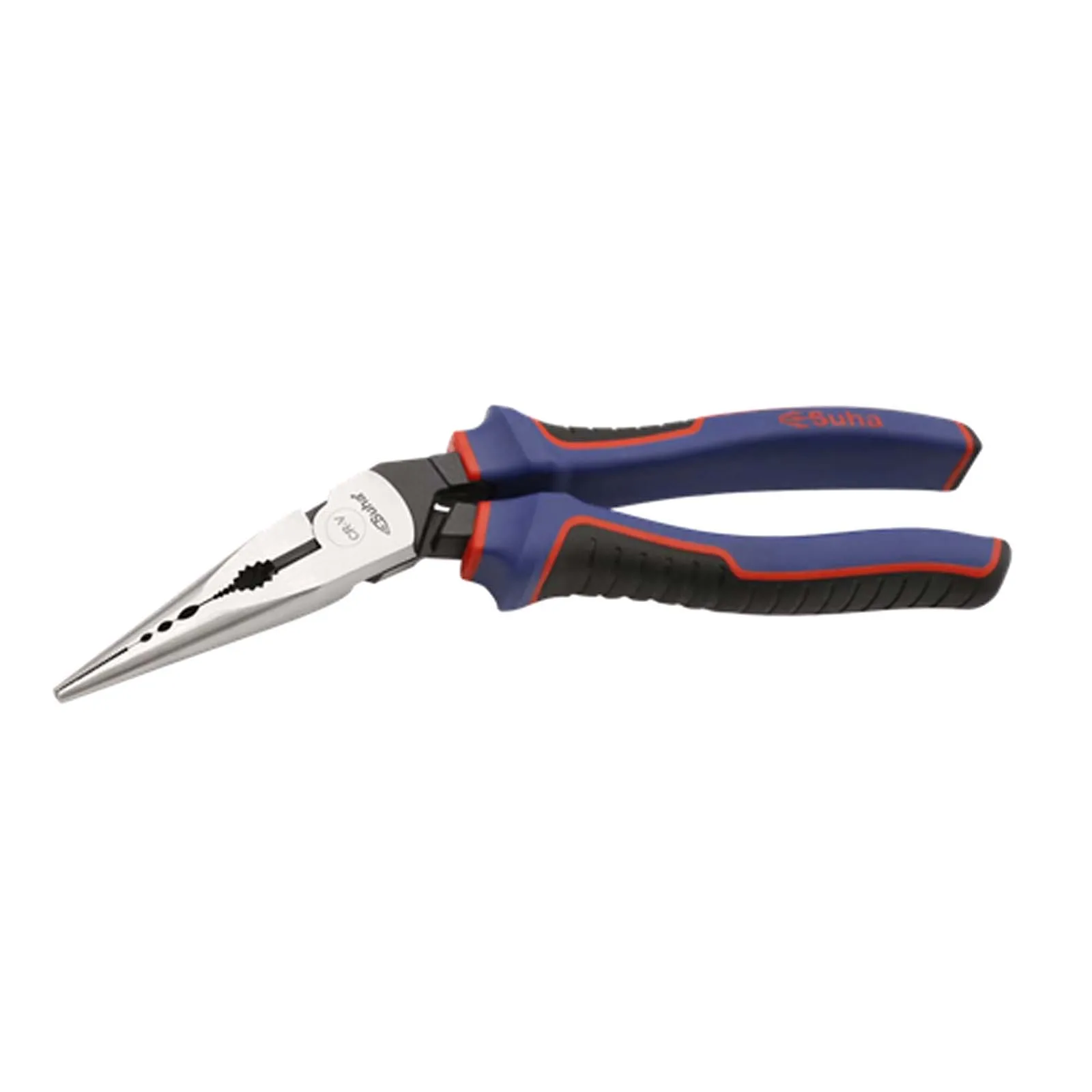 

8.5" Elbow Needle-Nose Pliers - Curved Electrician Pliers with Eccentric Axis Non-Slip Handle for Labor-Saving Wire Cutting