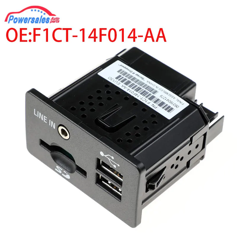 New High Quality USB AUX Port Adapter Jack For Ford C-MAX Transit Kuga F1CT-14F014-AA F1CT14F014AA