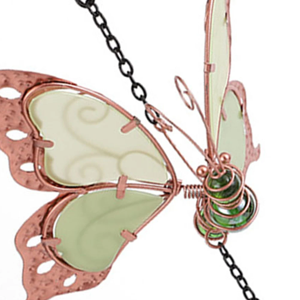 

Luminous Butterfly Wind Chime Pendant Night Glow Aluminum Alloy Acrylic Material Decor Hanging Ornament