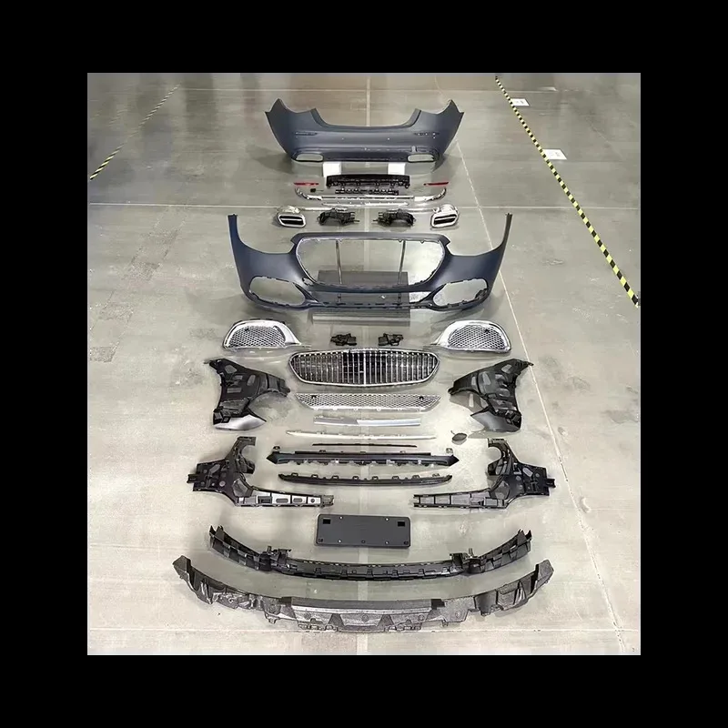 

Комплект модификации, новейшие комплекты полного кузова для 2021/2022 W223 S Class, модернизация переднего бампера, решетка заднего бампера