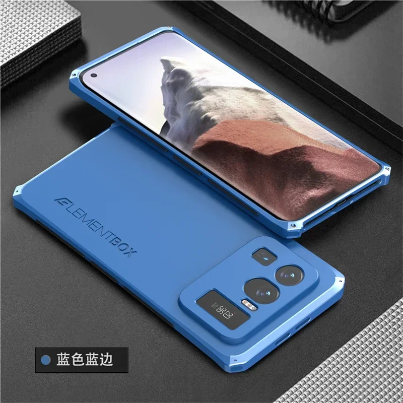 Shockproof Aluminum Metal Phone Case For Xiaomi Mi 11 Ultra 6.81 inches Hard Plastic Protective Back Cover Coque Fundas