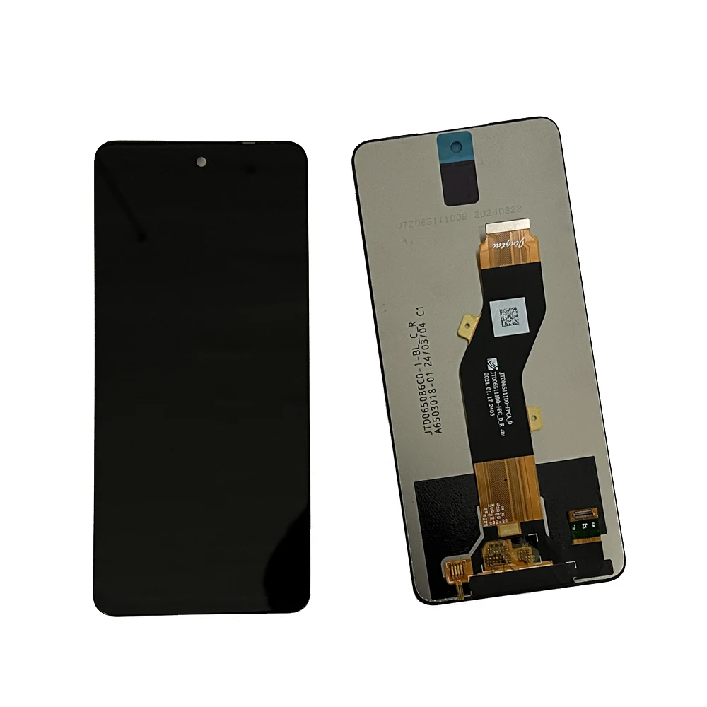 6.6 Inch Black For ZTE Axon 60 Lite LCD DIsplay Touch Screen Digitizer Panel Assembly Replacement Parts For ZTE V60 Design LCD