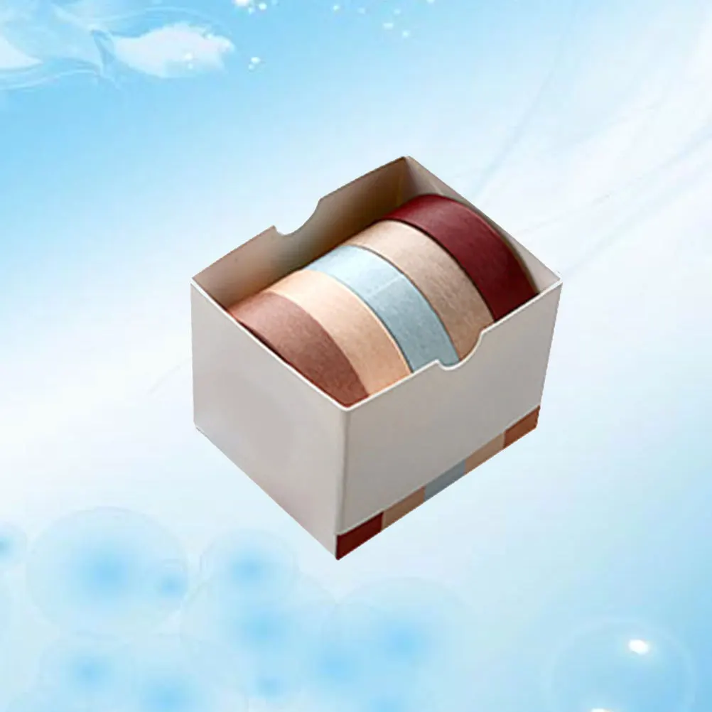 5 قطعة شريط اشي ملون صديق للبيئة ورق زينة لاصق لتغليف الهدايا ألبومات الصور Diy بها بنفسك الحرف المجلات جدار الفن