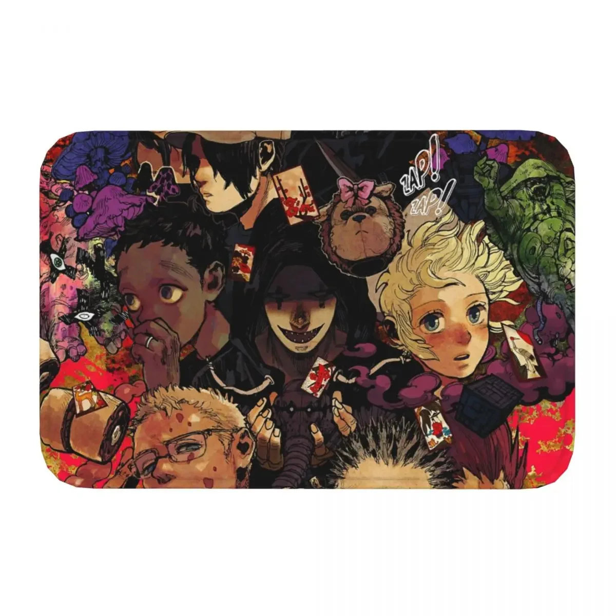 Dorohedoro Cayman Ebisu Fujita Anti-Slip Rug Doormat Living Room Mat Floor Carpet Bedroom Decor