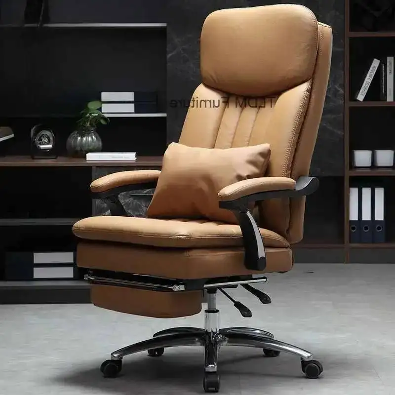 Designer Leather Executive Chair Luxury Modern Office Comfy Office Chair Modern Ergonomic Chaise Fancy De Bureaux Furniture
