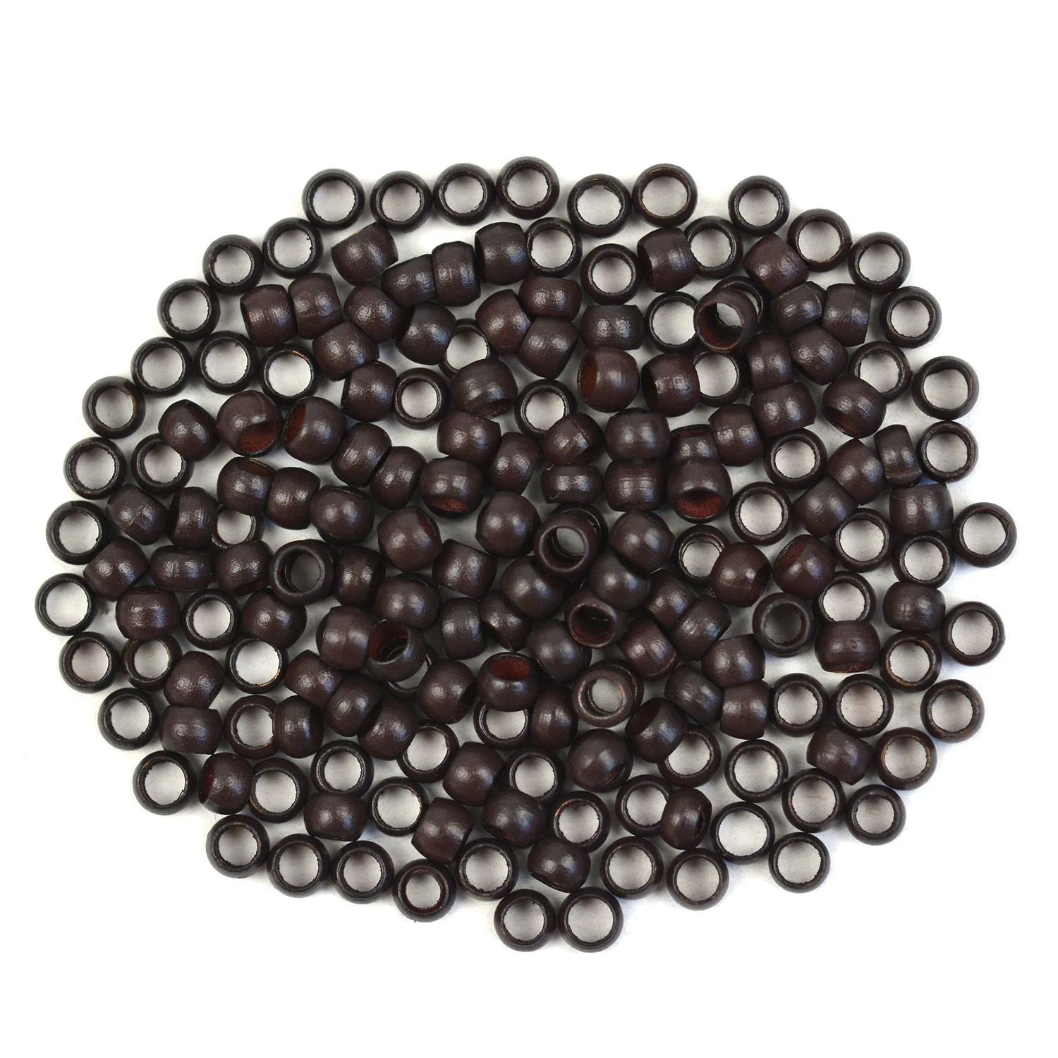 500 Stuks Koperen Nano Ringen Zonder Siliconen 3.0mm Micro Ringen Links Kralen voor Hair Extensions 4 Kleuren Optioneel