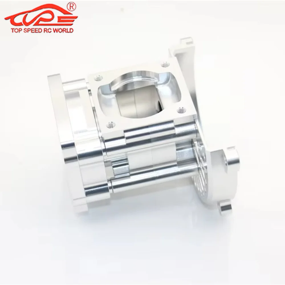 CNC Aluminum Crankcase and Clutch Bell Set for 38CC Gas Engine for 1/5 Hpi Rovan Km Baja Losi 5ive-t RC CAR Parts