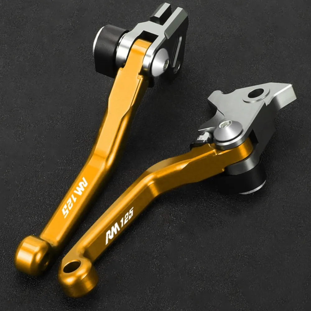 

Motocross Aluminum Alloy Folding Pivot Brake Clutch Levers Handle For SUZUKI RM125 RM 125 1996-2002 2003 Off-Road Pit Dirt Bike