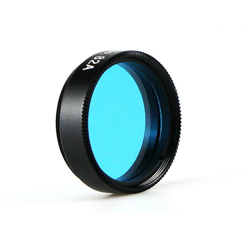Agnicy Nighthawk Series 1.25 Inches 31.7mm NO.82A with Optical Glass M28*0.6mm Blue Color Telescope Blue Nebula Filter