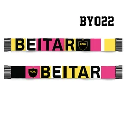 145*18 cm Size Beitar FCBJ Pink Scarf for Lady & Baby Fans Double-faced Knitted BY022