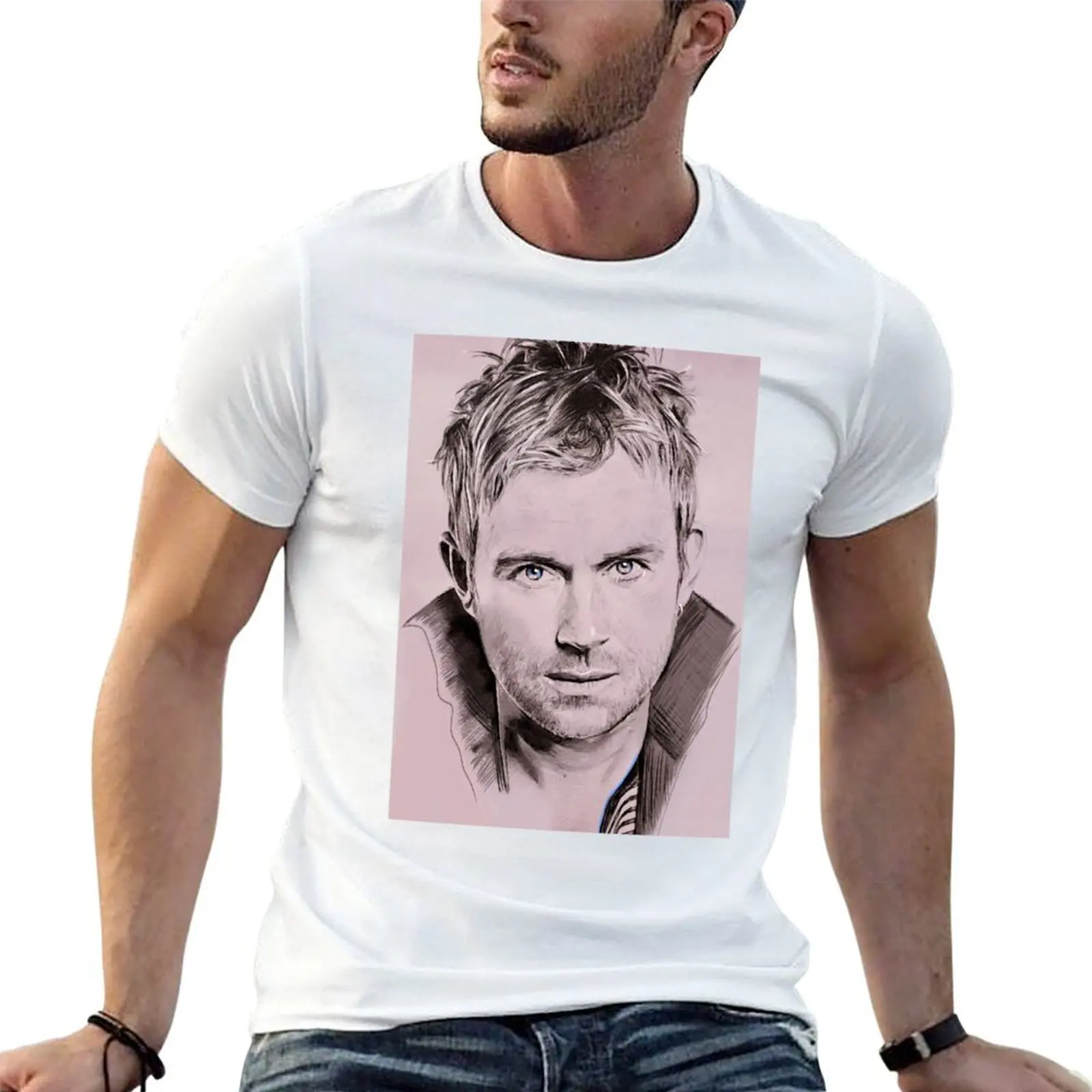 Damon Albarn T-Shirt Plus Size Gym Sports T-Shirt