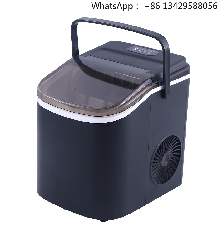 Cheapest  Bullet Ice Making Machine Black High Capacity Home Ice Maker Machine For Home  Kitchen Office Bar Champing