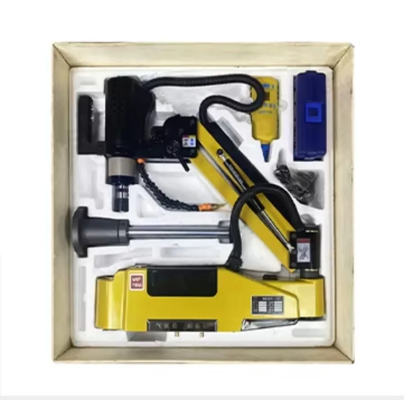 M3-M12 Auto Universal Vertical Threading Nut Electric Arm Drilling Tool Tapping Machine