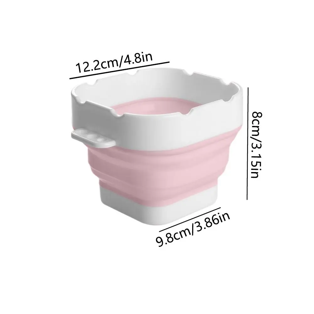 耐久性のあるモランディ色のミニペイントバケツ、ポータブル、再利用可能な折りたたみ式洗面台、滑り止め折りたたみ式ペン、ブラシウォッシャー、屋外、ペイント