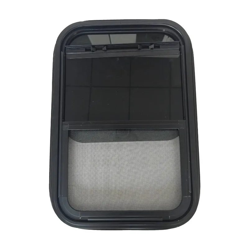 

4mm Tempered Glass Caravan RV Motorhome Vertical Sliding Windows with Mosquito Net
