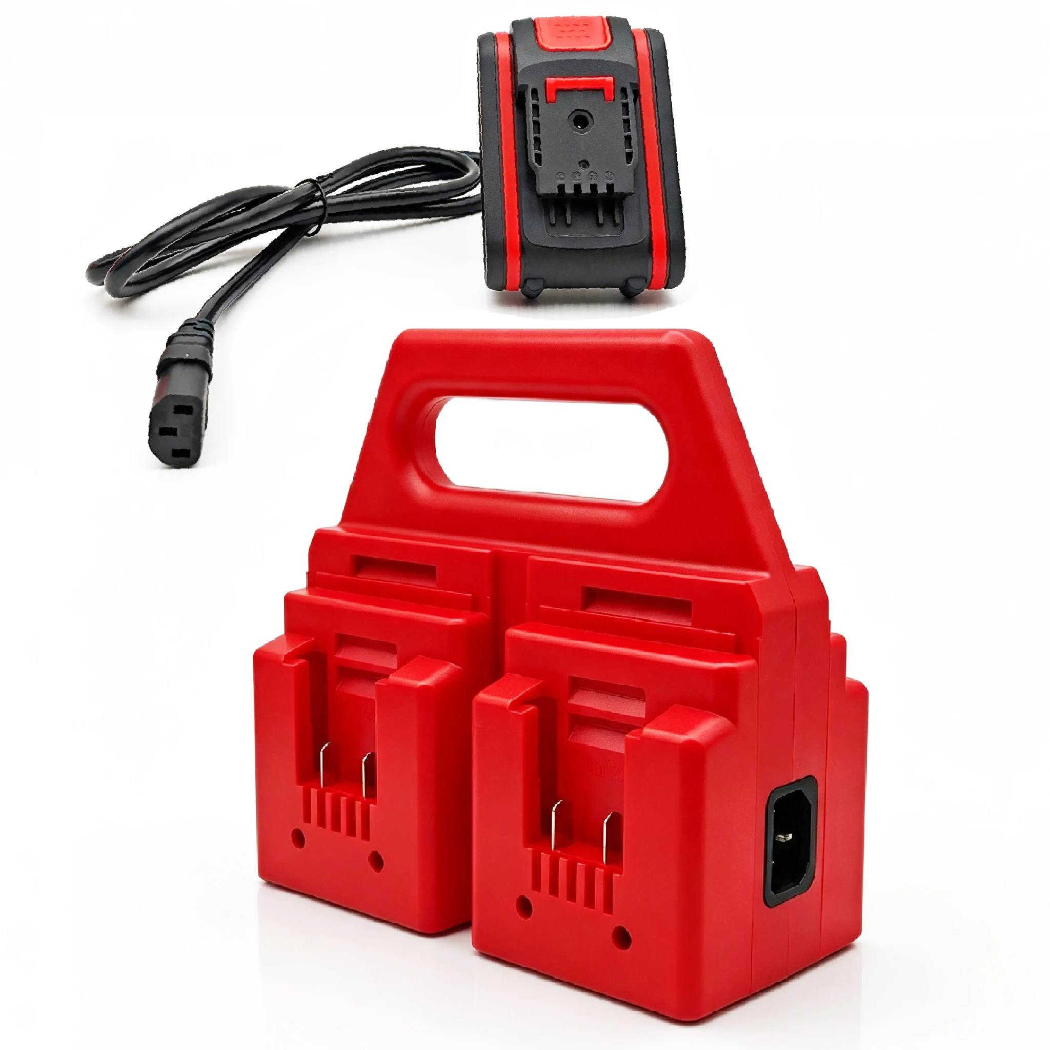 Kabelsplitter, verlängerter Leitungs-Gewichtsreduzierer-Adapter für Worx Lithium-Batterie, für DeWALT, für Milwaukee, für M18, für LXT-Maschine – Detail 11
