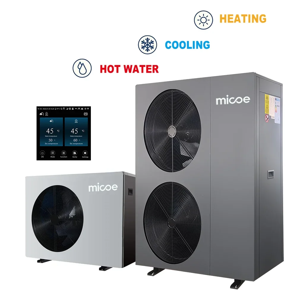 

Micoe A+++ R290 R32 Heat Pump DC Inverter Warmepumpe SG Ready Heating and Cooling Heat Pumps Hot Water