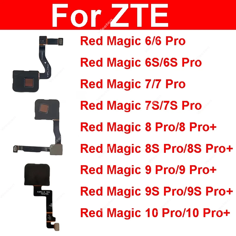 For ZTE Red Magic 10 9 9S 8 8S 7 7S 6 6S Pro Plus RedMagic NX669J NX679J NX709J NX769J Under Display Fingerprint Sensor Flex