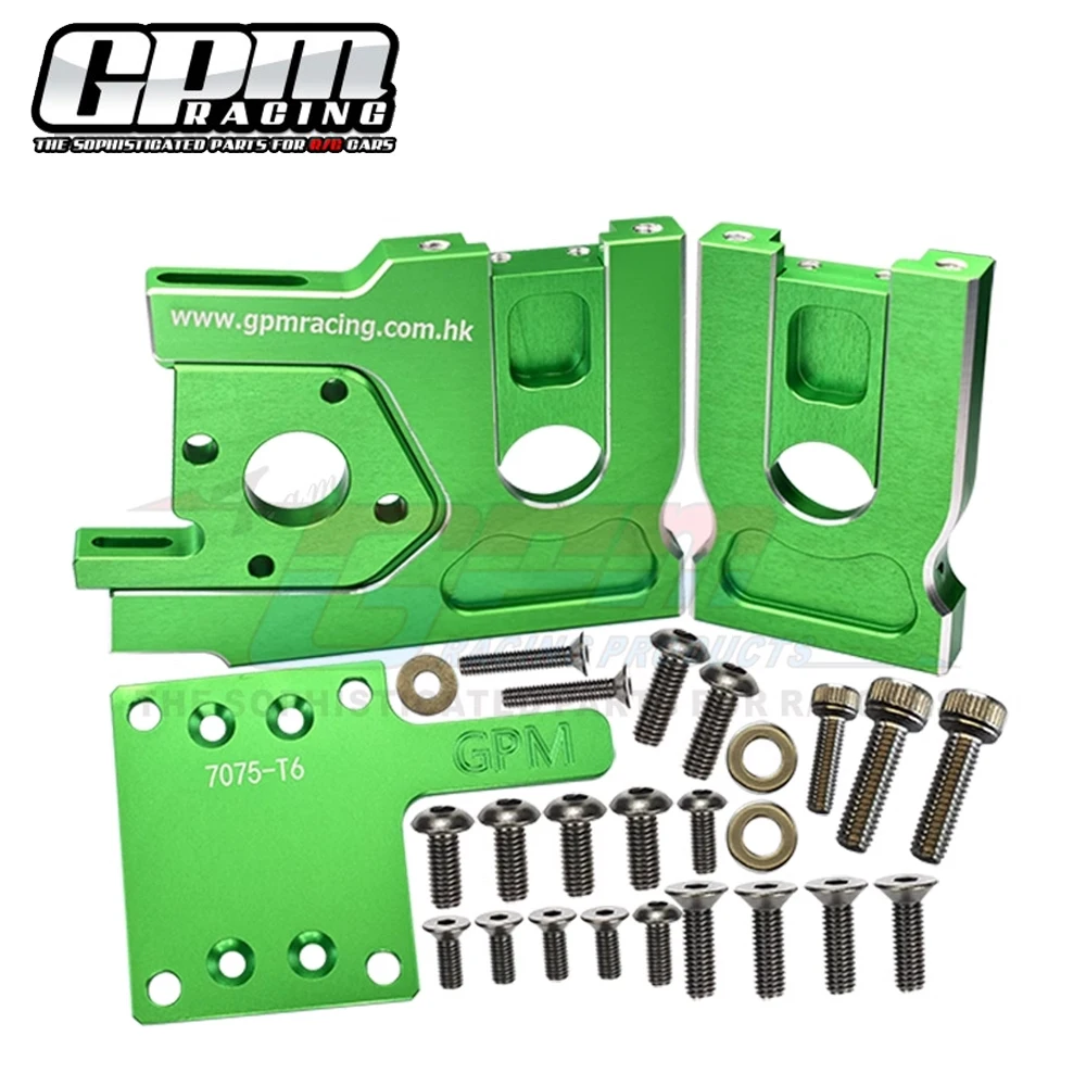 GPM Metal Aluminium Quick Disassembly Motor Mount 9589 for Traxxas 1/8 Sledge 4WD Monster Truck 95076-4 RC Car Upgrade Parts