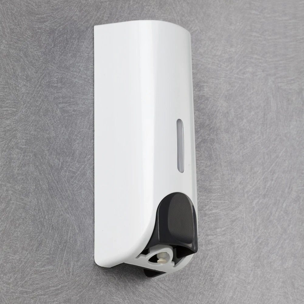 350ML Shower Bath Shampoo Dispenser Wall Mount Shower and Lotion Dispenser Versatile with Clear Window for Home Hotel Restaurant