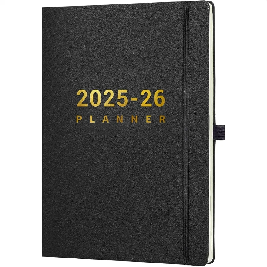 

20252026 Academic 20252026 July 2025 June 2025 Weekly and Monthly s 8.5 x 11 Pen Holder Calendar Stickers Pocket Faux Leather