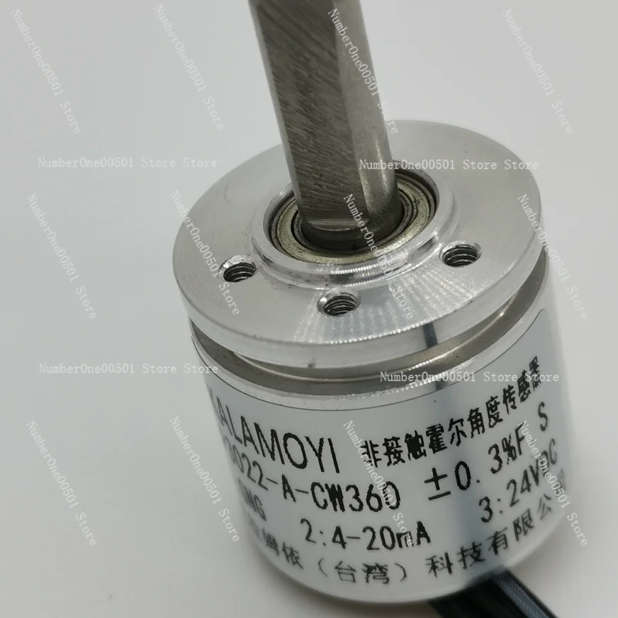 

4-20mA Non-contact Hall Angle Sensor 90 Degrees 180 Degrees 360 Degrees Without Dead Angle P3022-A-CW360