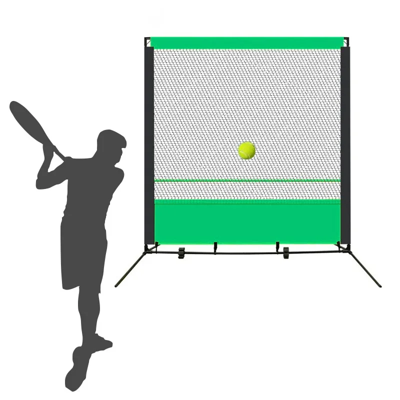 Filet de tennis pour adultes, sports au sol, plein écran, rebond, groupe d'adolescents, mur de choix, pratique recommandée