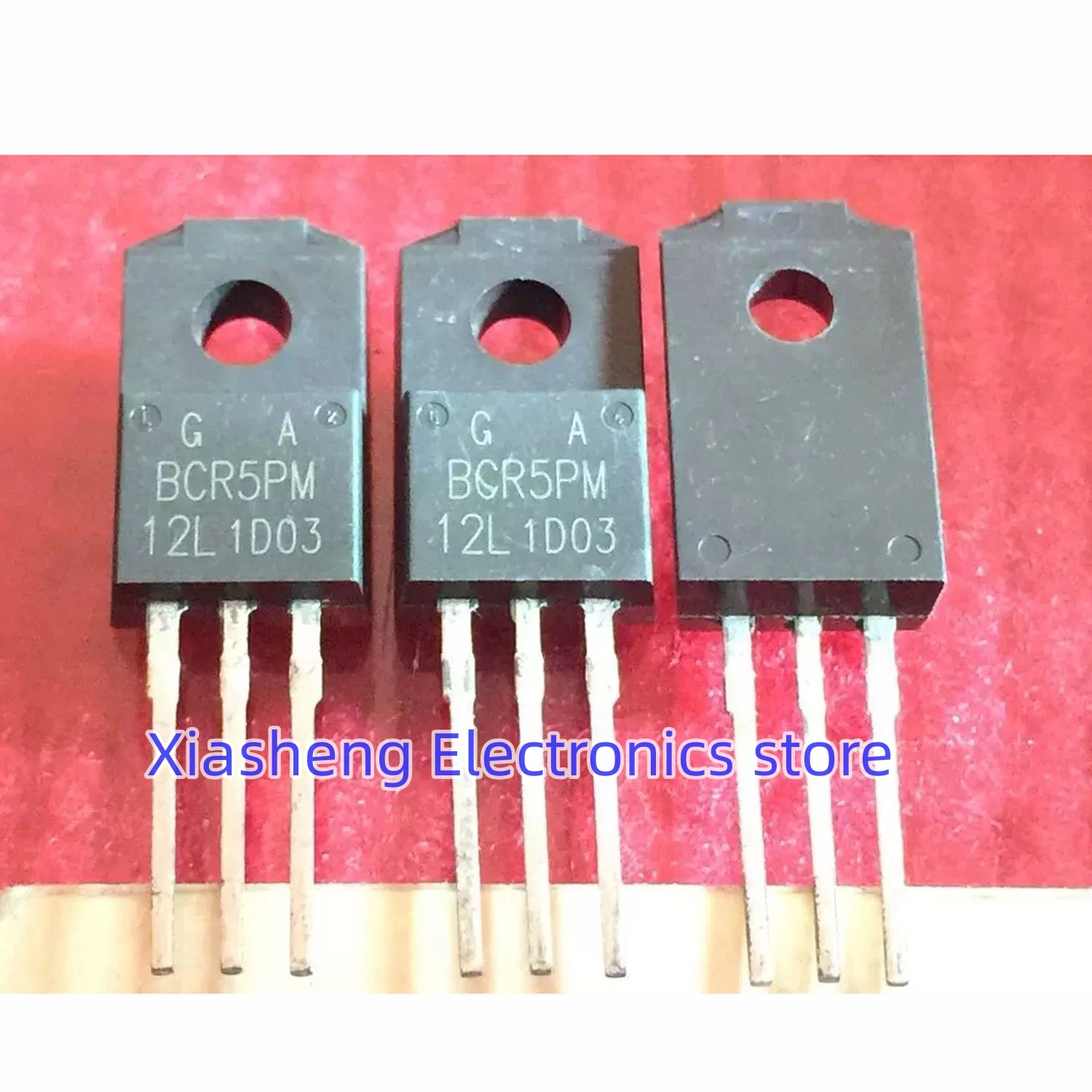 

New Original 10Pcs BCR5PM BCR5PM-12L TO-220F Bidirectional Thyristor In Stock Good Quality