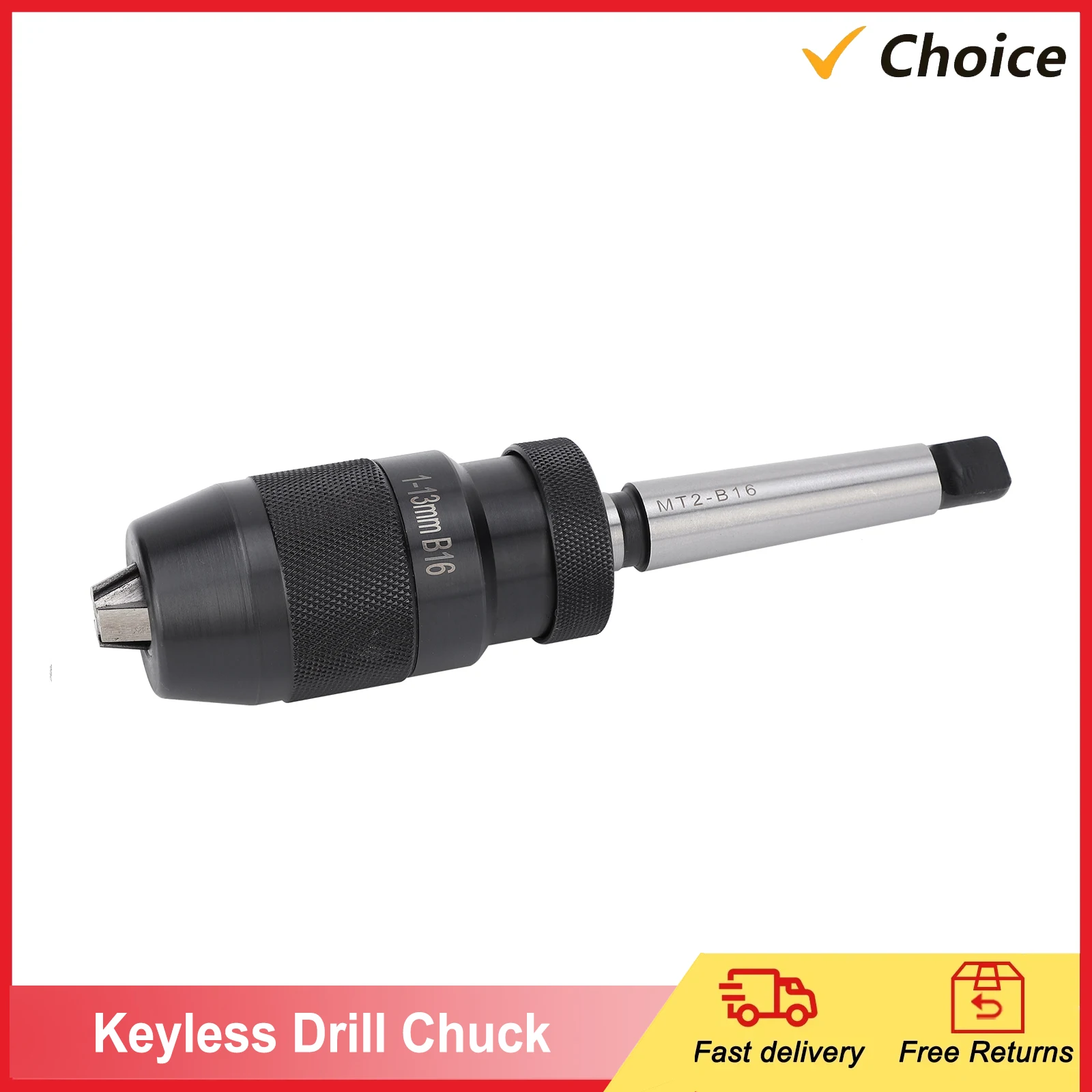 

Keyless Drill Chuck Morse Taper Quick Release Milling Machine Accessories MT2-B16 1-13mm Keyless Drill Chuck Quick Release Chuck