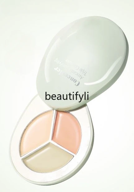 Three-color concealer, covering spots, dark circles, brightening, covering tattoos, for makeup artists