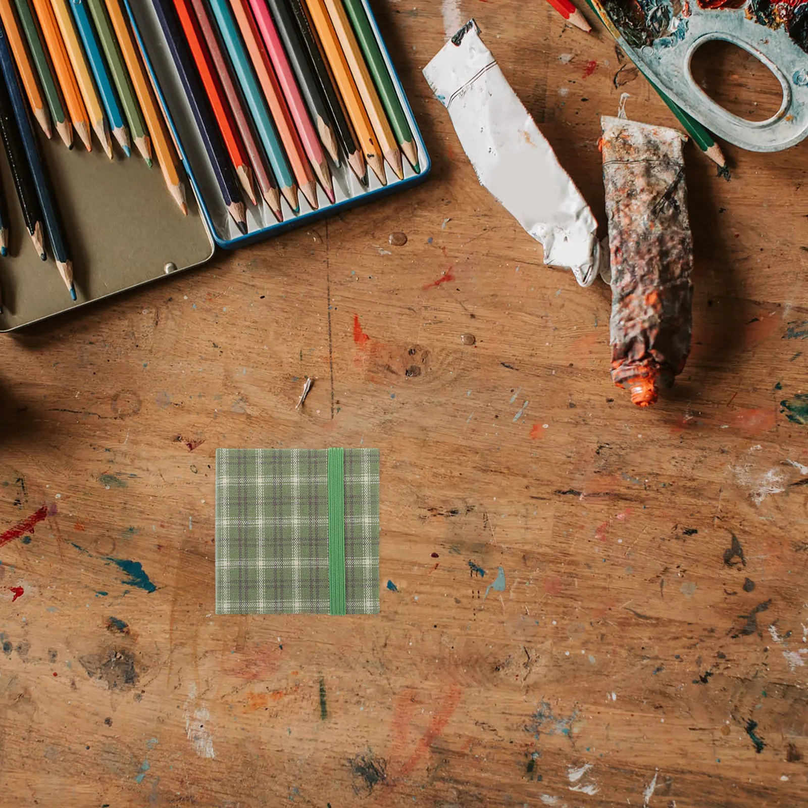 

Mini 6cm Grid 300g Art Painting Drawing Supplies Portable Students Hard Cover Notebook Watercolor Cartoon Toys