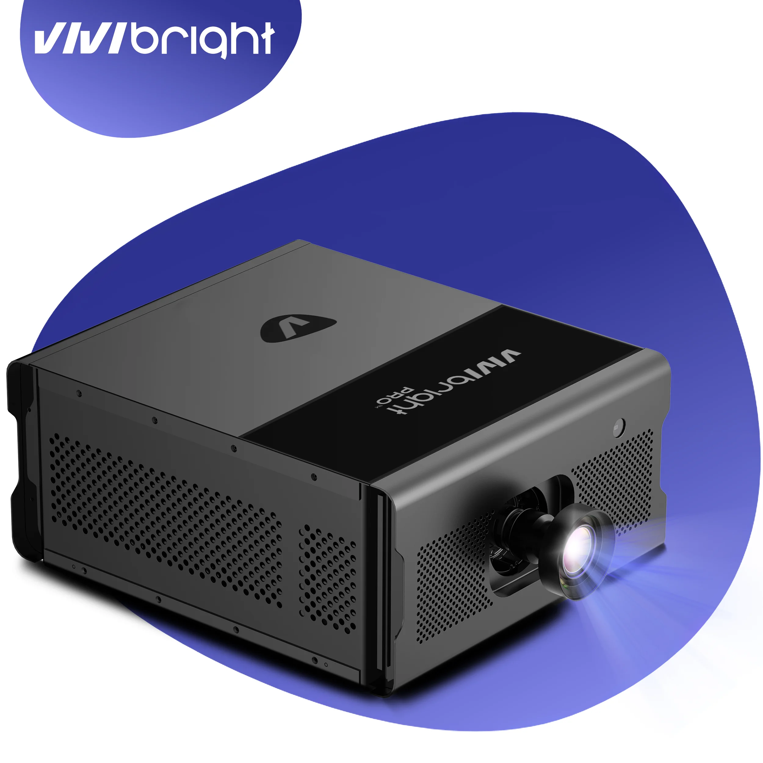 جهاز عرض جولف Vivibright KD7000 للاستخدام الداخلي المحاكاة مع عرض DLP قصير للغاية 4K وشاشة عرض غامرة