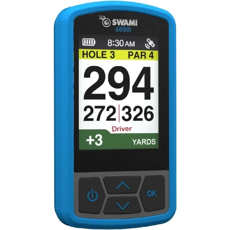 

home.Swami 6000 Handheld Golf GPS Water-Resistant Color Display with 38,000 Course Maps & Scorekeeper