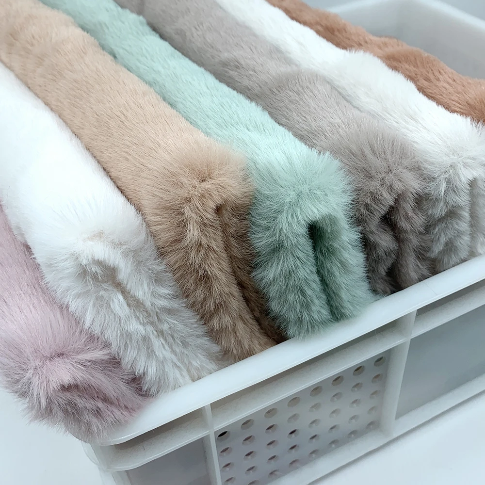 Sewbato 10mm 100% Polyester Faux Fur Fabric 50x50cm Environmentally Friendly Soft Minky Fabric Plush Toy/clothing Plush Fabric