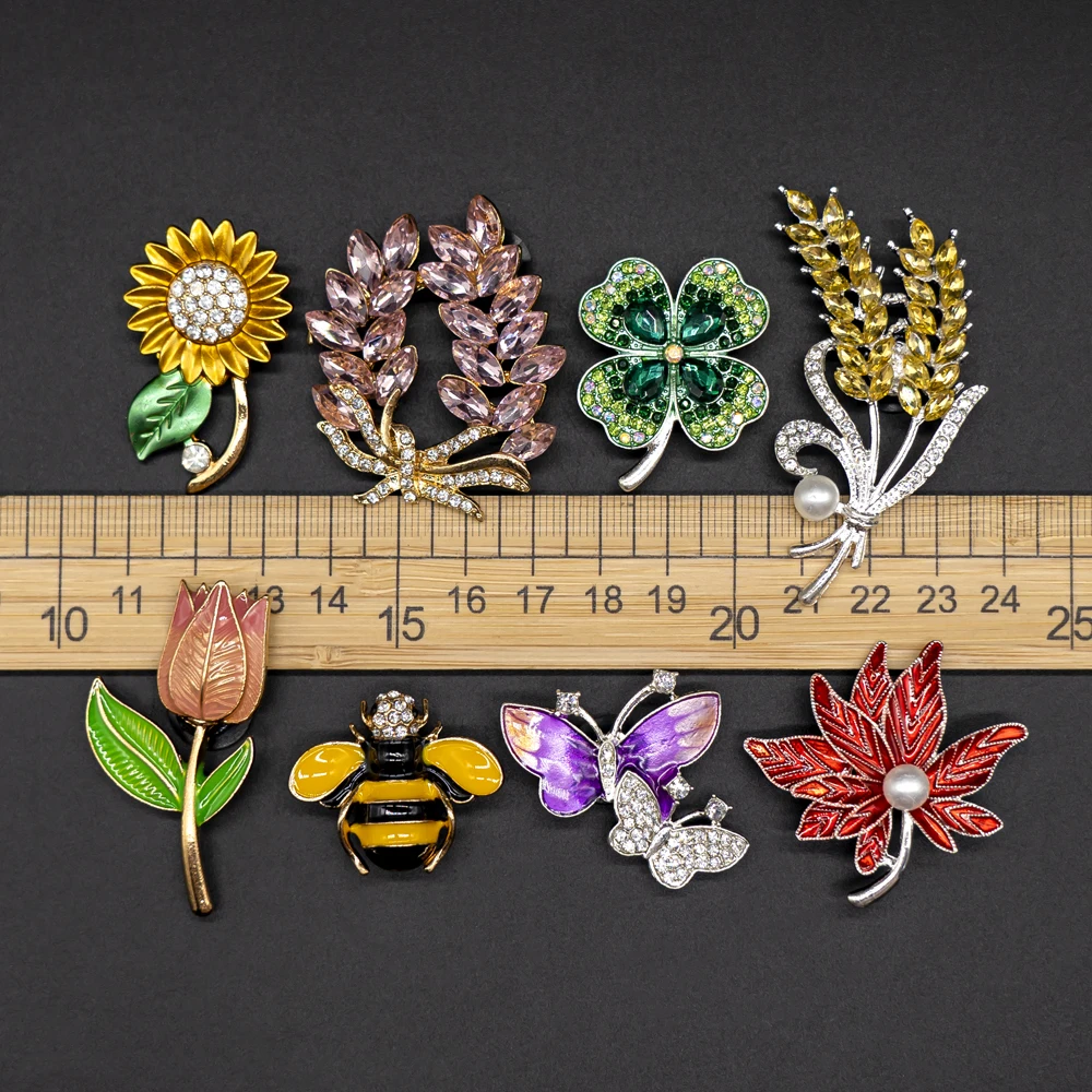 1 Stück Metall-Schuhanhänger, Blumen, Schmetterling, Schuhdekorationen, Sonnenblume, vierblättriges Kleeblatt, Sandalen, Anstecknadeln für Frauen und Mädchen, Geschenke – Detail 6