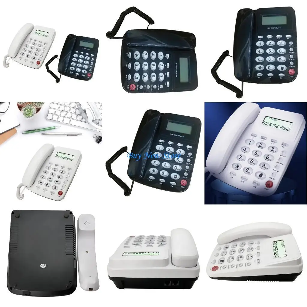 20CE English Telephone Fixed Landline Phone Caller Display Last Number Redial