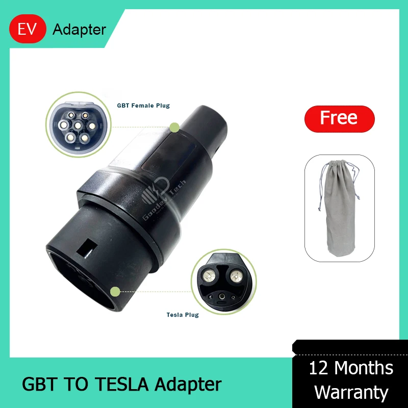 

GB/T GBT To Tesla EV Adapter Electric Vehicle Car Charging Plug EV Charger For Tesla TPC NACS Model S X 3 Y