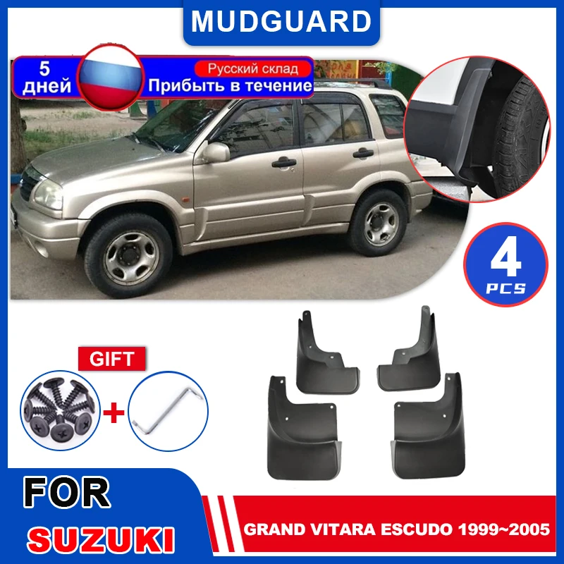 Car Mudguards for Suzuki Grand Vitara Escudo FT GT 1999~2005 Auto Mudflaps Fender Mud Flap Splash Flares Guards Cover Accessorie