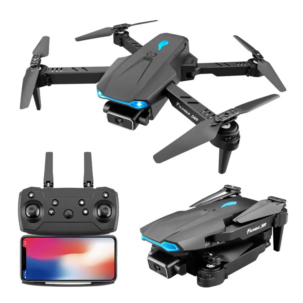 

Uav Hd 4k Aerial Photography Remote Control Quadcopter Dual Wifi Headless Mode Led Lights Folding Aircraft Model Toy For Boy