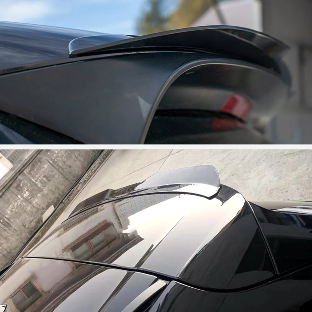 Heckklappen lippen spoiler flügel für BMW X5 F15 E70 E53 G05 Schwarz/Carbon Look Auto Heckflügel Dekoration Streifen Auto Styling