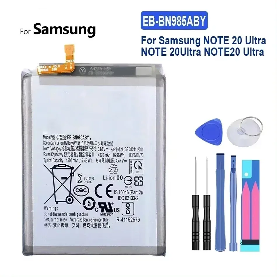 EB-BN970ABU EB-BN770ABY EB-BN985ABY แบตเตอรี่สําหรับ Samsung Galaxy หมายเหตุ 10 Lite Plus Note10 Lite Note10 Plus/X NoteX Note20 Ultra