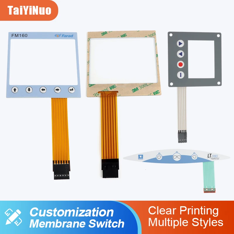Membrane Switch Keypad for Industrial Control Panel Smart Device High Flexible Keyboard DIY Custom Automation Equipment
