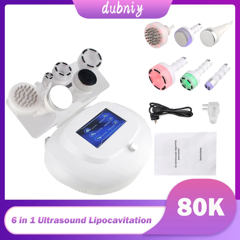 Beauty Salon Equipment 80k Vacuum Cavitation Fat Removal RF Skin Tightening Wrinkle Removal Body Slimming Machine