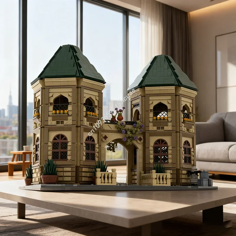 3531 pièces MOC SW Theed House 3 étoiles bataille modèle blocs de Construction jouet de Construction bricolage créatif cadeaux de noël éducation brique